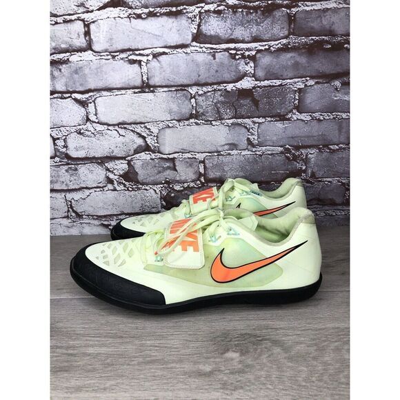Nike Zoom Rotational 6 Barely Volt Hyper Green Mesh Orange Shoes Men 12M US/46EU - Picture 1 of 16